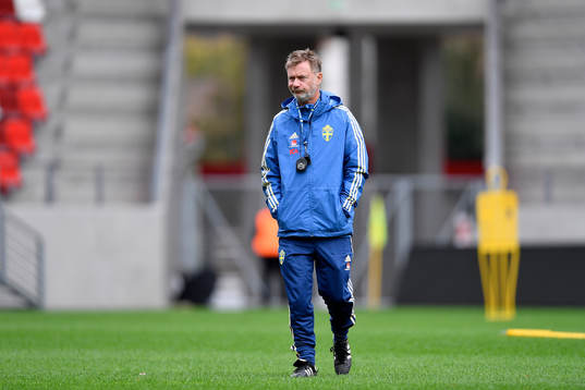 Peter Gerhardsson, head coach of Sweden