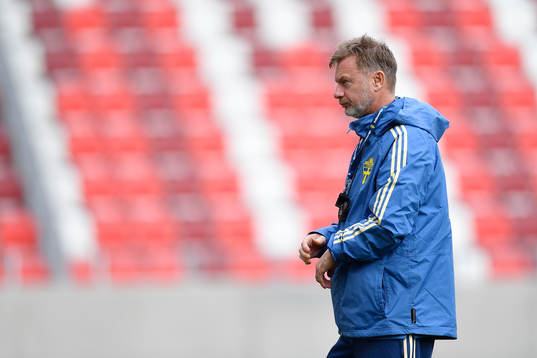 Peter Gerhardsson, head coach of Sweden