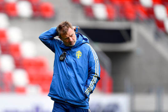 Peter Gerhardsson, head coach of Sweden