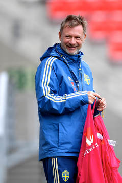 Peter Gerhardsson, head coach of Sweden