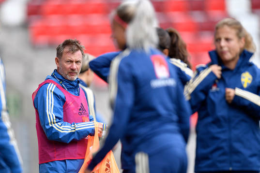 Peter Gerhardsson, head coach of Sweden