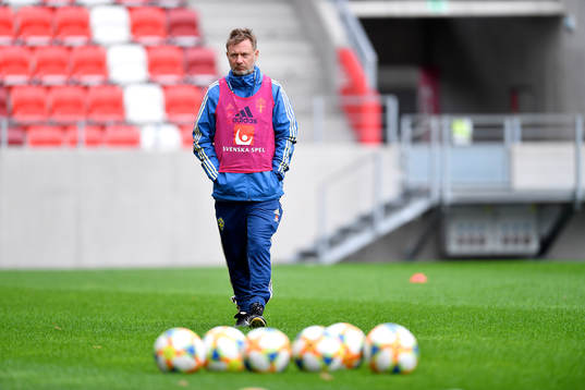 Peter Gerhardsson, head coach of Sweden