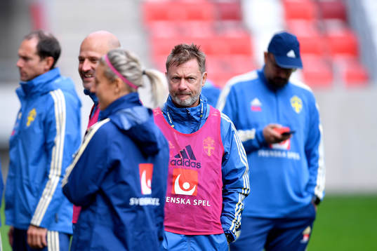 Peter Gerhardsson, head coach of Sweden