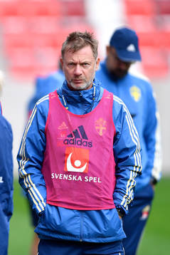 Peter Gerhardsson, head coach of Sweden