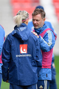 Peter Gerhardsson, head coach of Sweden