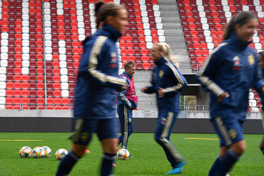 Peter Gerhardsson, head coach of Sweden