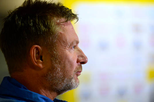 Peter Gerhardsson, head coach of Sweden