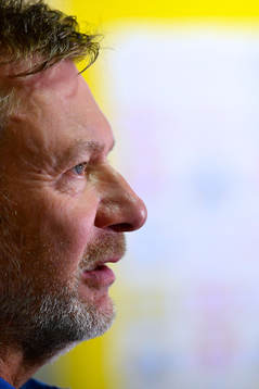 Peter Gerhardsson, head coach of Sweden