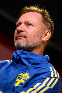 Peter Gerhardsson, head coach of Sweden