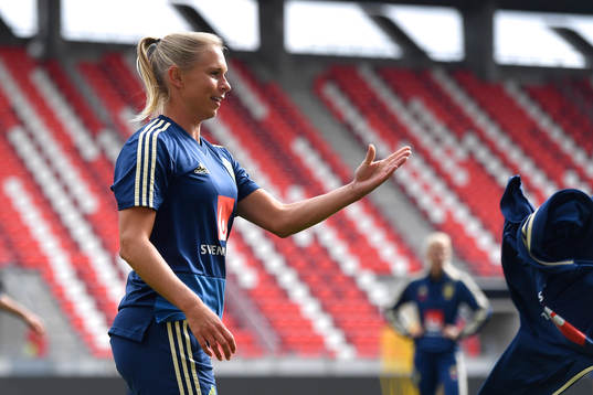 Stina Blackstenius of Sweden