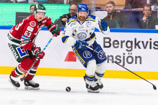Frölundas Julius Bergman och Leksands Mattias Ritola
