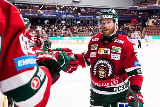 Frölundas Karl Stollery jublar