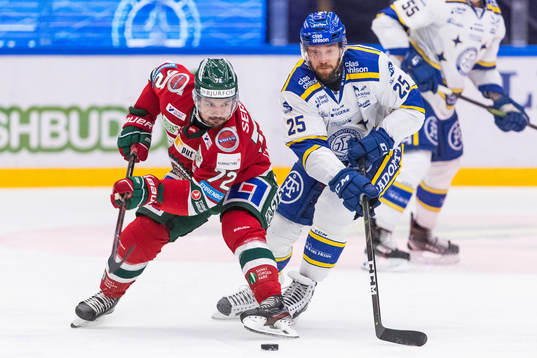 Frölundas Patrik Carlsson och Leksands Linus Persson