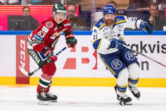 Frölundas Julius Bergman och Leksands Mattias Ritola
