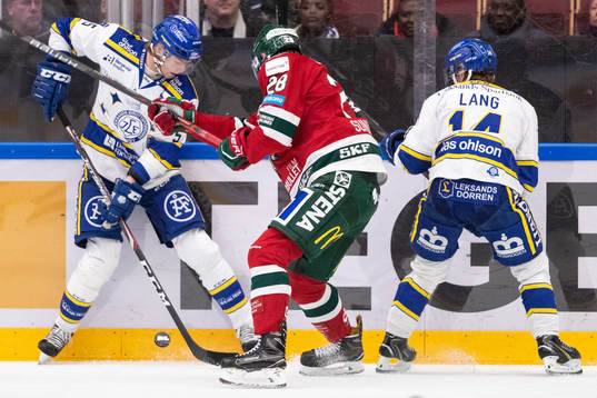 Leksands Calle Själin och Frölundas Johan Sundström och