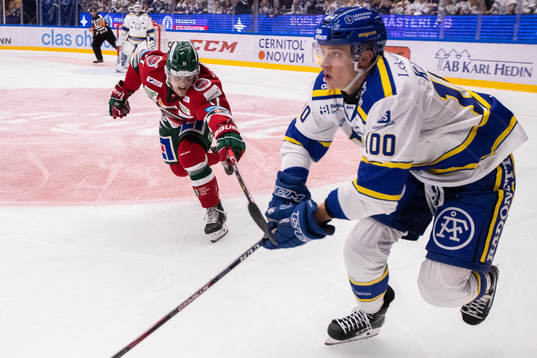 Frölundas Sebastian Stålberg och Leksands Martin Karlsson