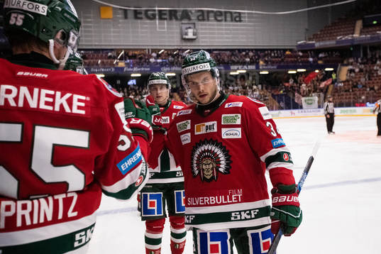 under ishockeymatchen i SHL mellan Leksand och Frölunda