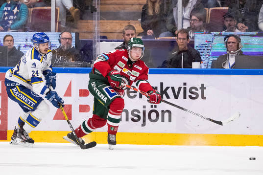 Leksands Thomas Valkvae Olsen och Frölundas Jacob Moverare