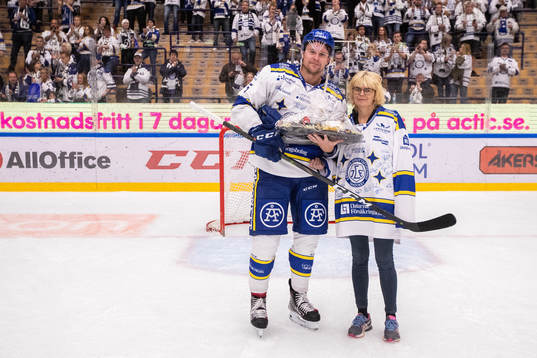 Leksands Jonas Ahnelöv utsedd till matchen lirare