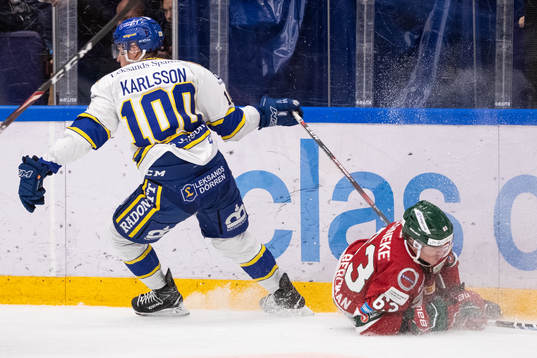 Leksands Martin Karlsson och Frölundas Julius Bergman