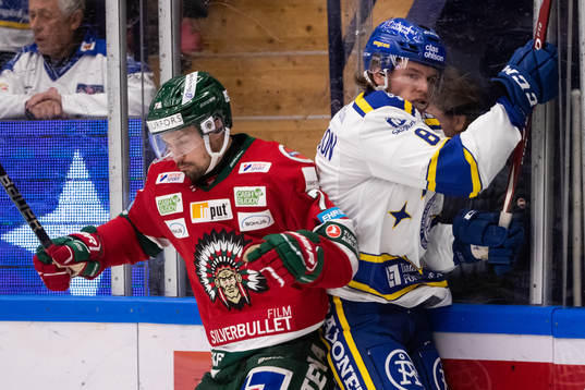 Frölundas Karl Stollery och Leksands Filip Johansson