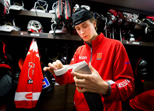 Porträtt på Örebros målvakt Jonas Arntzen i