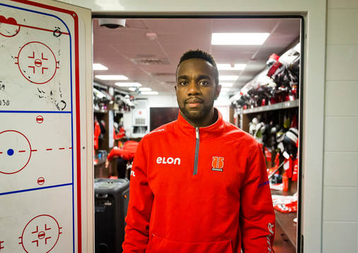 Porträtt på Örebros Daniel Muzito Bagenda i