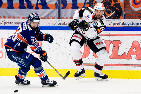 Växjös Roman Horak och Malmö Redhawks Niklas Arell