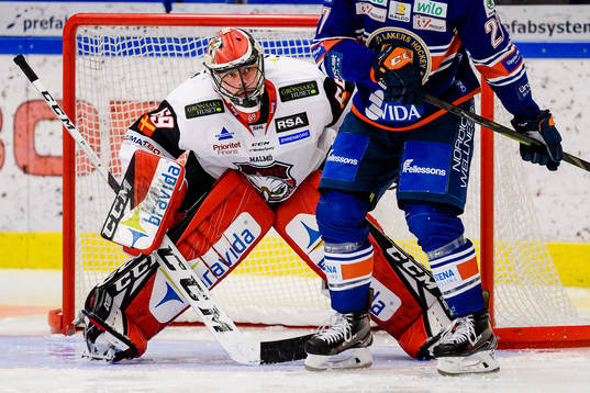 Malmö Redhawks målvakt Oscar Alsenfelt