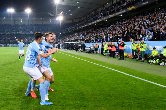 Markus Rosenberg of Malmö FF celebrates