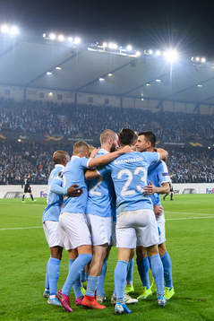 Markus Rosenberg of Malmö FF celebrates