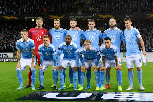 Goalkeeper Johan Dahlin, Rasmus Bengtsson, Lasse Nielsen,