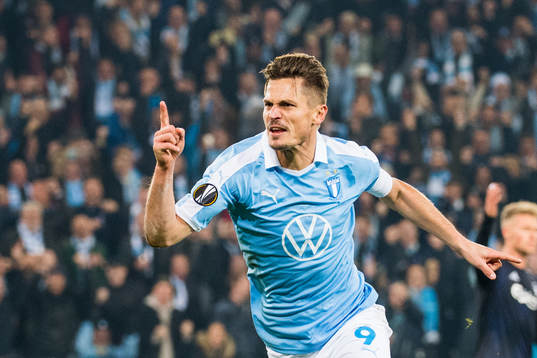Markus Rosenberg of Malmö FF celebrates