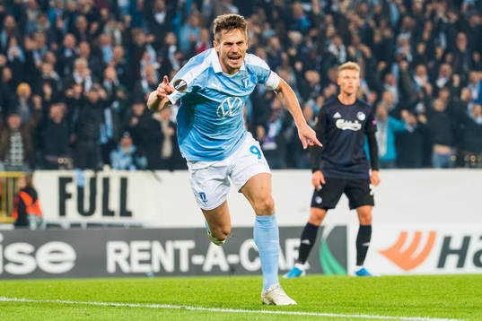 Markus Rosenberg of Malmö FF celebrates