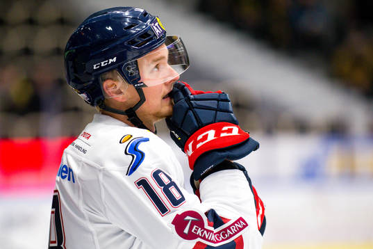 Linköpings Axel Ottosson deppar