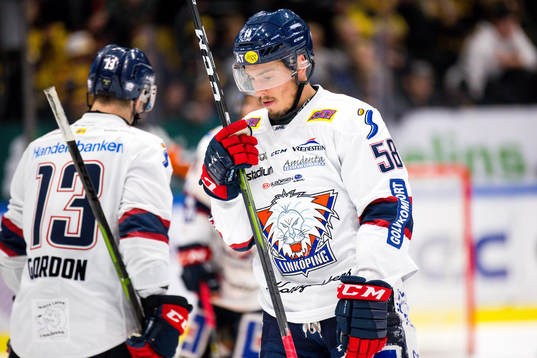 Linköpings Robin Johansson  deppar
