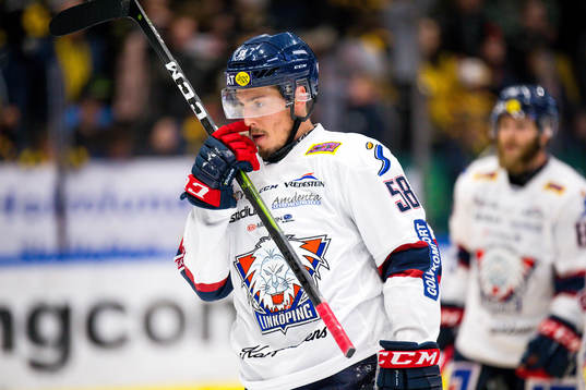 Linköpings Robin Johansson  deppar