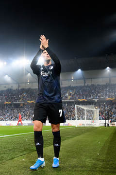 Viktor Fischer of FC Köpenhamn is replaced