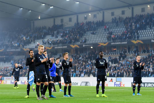 The players of FC Köpenhamn celebrate