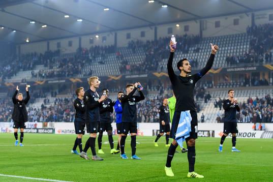 The players of FC Köpenhamn celebrate