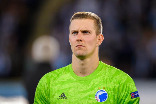 Goalkeeper Karl-Johan Johnsson of FC Köpenhamn