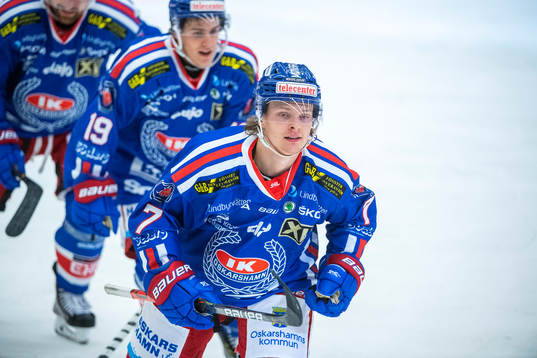 Oskarshamns Isak Pantzare jublar