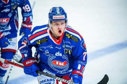 Oskarshamns Isak Pantzare jublar