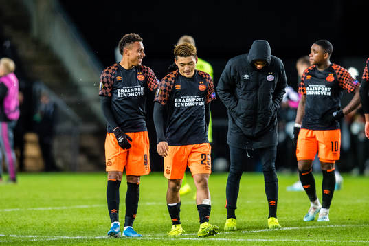 Donyell Malen, Ritsu Doan of PSV Eindhoven