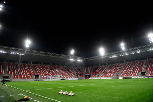 View inside the DVTK Stadium