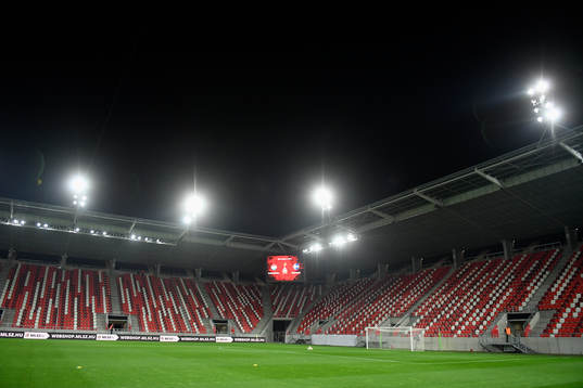 View inside the DVTK Stadium
