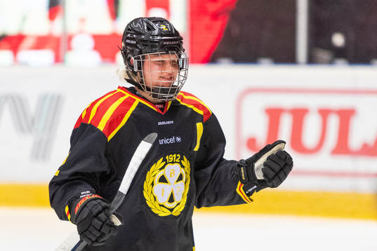 Brynäs Maja Nylén-Persson jublar