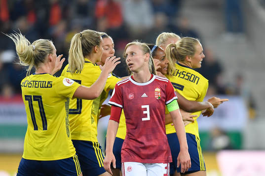 Magdalena Ericsson, Hanna Glas and Jonna Andersson of