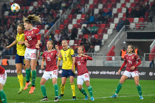 Magdalena Ericsson of Sweden vies against Lilla Turanyi of