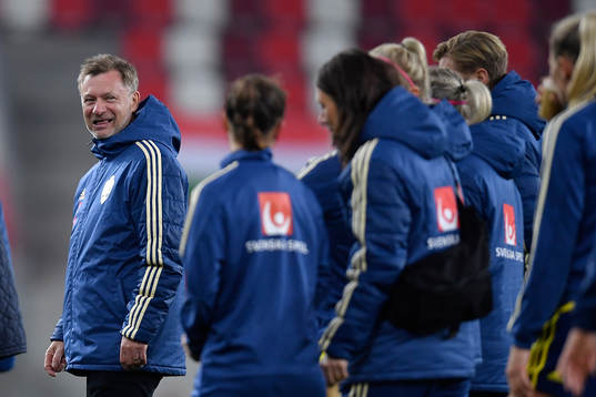 Peter Gerhardsson, he'd coach of Sweden reacts